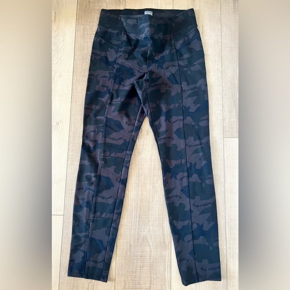 SOHO NY & Company Black/Grey Cam Leggings